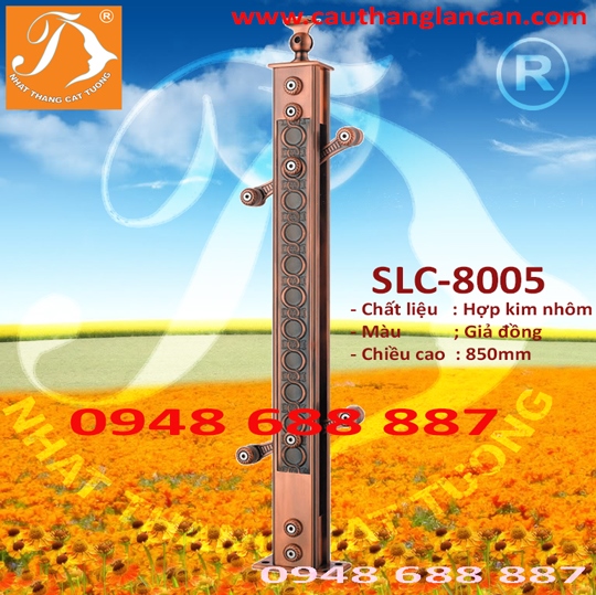 Trụ lan can hơp kim nhôm SLC-8005
